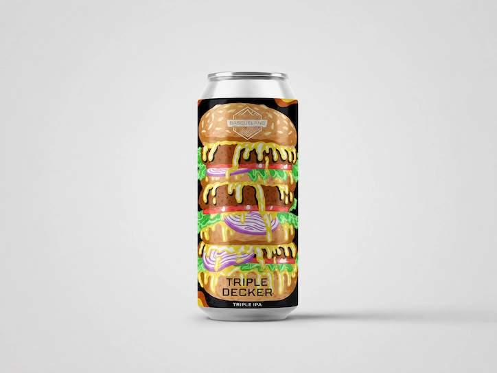 Triple IPA de Basqueland con cuerpo denso y turbio, espuma abundante y un perfil muy aromático. Destacan las notas de grosella negra, fruta tropical intensa y toques refrescantes de lima